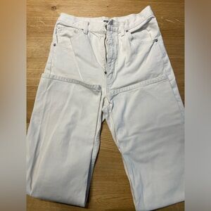 Uniqlo White Wide Leg Pants Size 24